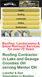 Mobile Screenshot of lassiterroofingandlandscaping.com